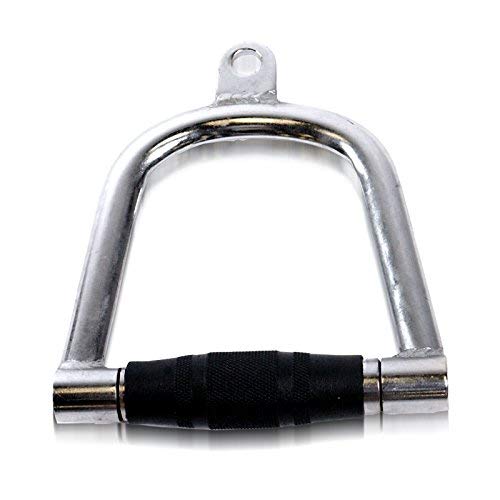 CAP Barbell Deluxe Single D Handle with Rubber Handgrips