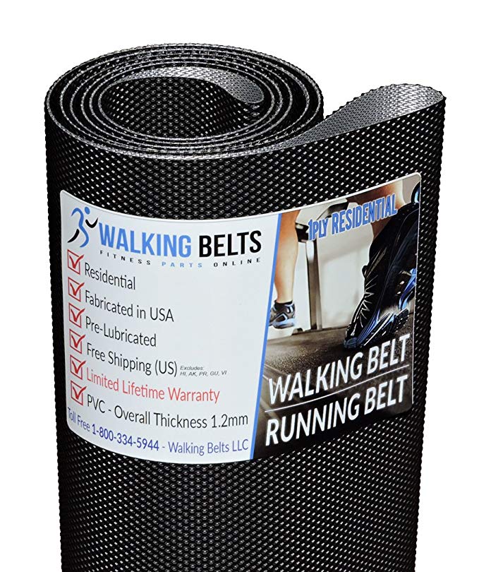 Walking Belts LLC Trimline 2400.1 Treadmill Walking Belt 1ply residential + Free 1oz Lube