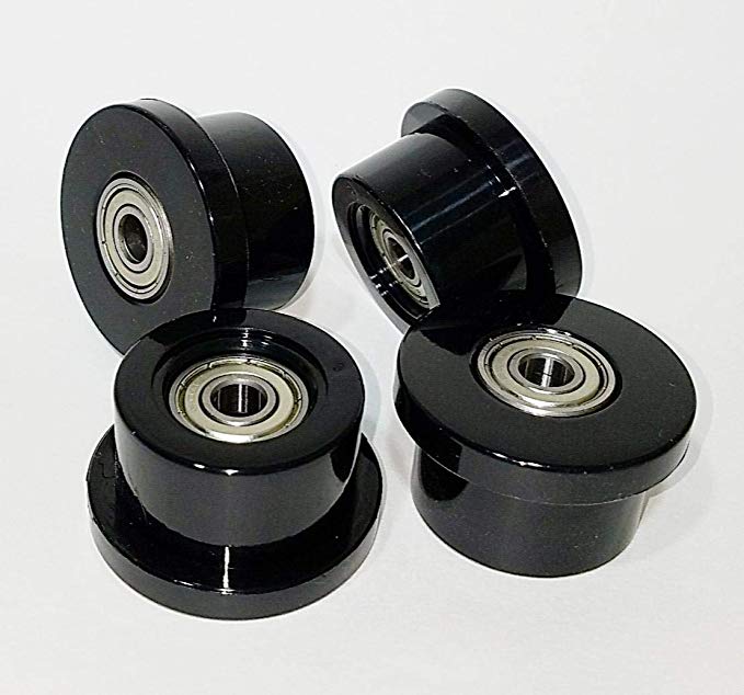 Total Gym Replacement Set of 4 Wheels/Rollers for Models 1000, 1100, 1400, 1500, 1600, 1700, 1800, 1900, Achiever, Force, Gold, Max, Platinum, Platinum Plus, Pro, Supra, Supreme, Ultima, Ultra, XLI